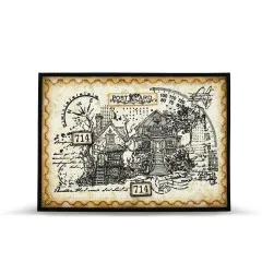 Clear Stamps Nr. 1257 - Whimsy Dwellings - Scenic Script