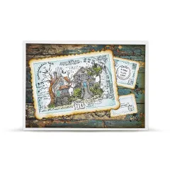 Clear Stamps Nr. 1257 - Whimsy Dwellings - Scenic Script