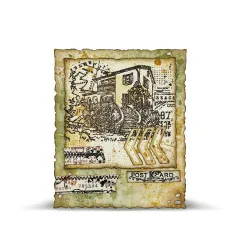 Clear Stamps Nr. 1257 - Whimsy Dwellings - Scenic Script