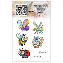 Clear Stamps Nr. 1301 - Witchlets & Weirdlings - Creepy Crawlies