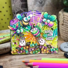 Clear Stamps Nr. 1301 - Witchlets & Weirdlings - Creepy Crawlies