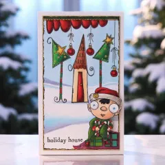 Clear Stamps Nr. 1316 - Twinkles & Tidings - Holiday House