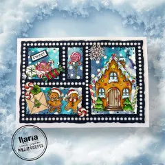 Clear Stamps Nr. 1318 - Twinkles & Tidings - Carols and Cancellations