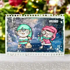 Clear Stamps Nr. 1319 - Twinkles & Tidings - Carols and Cancellations