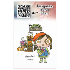 Clear Stamps Nr. 1323 - Postcards from London - Camden Flower Market