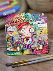 Clear Stamps Nr. 1323 - Postcards from London - Camden Flower Market