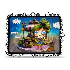 Clear Stamps Nr. 1323 - Postcards from London - Camden Flower Market