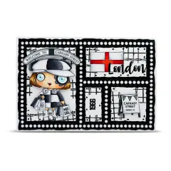 Clear Stamps Nr. 1324 - Postcards from London - Carnaby Street