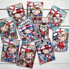 Clear Stamps Nr. 1324 - Postcards from London - Carnaby Street