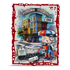 Clear Stamps Nr. 1324 - Postcards from London - Carnaby Street