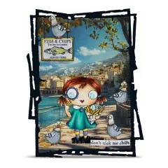 Clear Stamps Nr. 1325 - Postcards from London - Fish 'n Chips