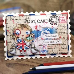 Clear Stamps Nr. 1325 - Postcards from London - Fish 'n Chips
