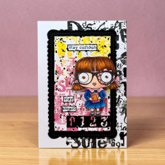 Clear Stamps Nr. 1330 - Scribble Away - Word Frenzy by Autour De Mwa & Co