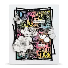 Clear Stamps Nr. 1330 - Scribble Away - Word Frenzy by Autour De Mwa & Co
