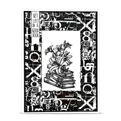 Clear Stamps Nr. 1331 - Scribble Away - Letter Party by Autour De Mwa & Co