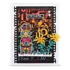 Clear Stamps Nr. 1331 - Scribble Away - Letter Party by Autour De Mwa & Co