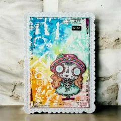 Clear Stamps Nr. 1331 - Scribble Away - Letter Party by Autour De Mwa & Co