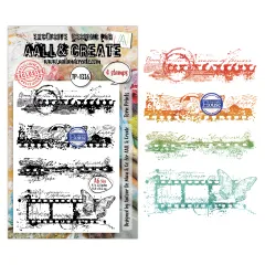 Clear Stamps Nr. 1336 - Through the Lens - Torn Prints by Autour de Mwa & Co