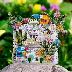 Clear Stamps Nr. 1338 - Postcard Sky - Postcard Shuffle