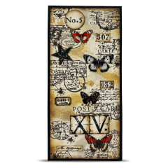 Clear Stamps Nr. 1339 - Postcard Sky - Flight Marks