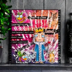 Clear Stamps Nr. 1339 - Postcard Sky - Flight Marks