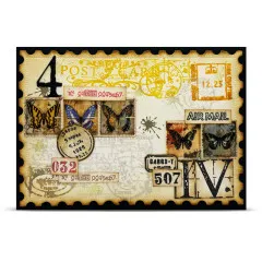 Clear Stamps Nr. 1339 - Postcard Sky - Flight Marks