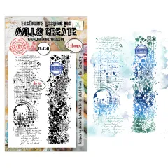 Clear Stamps Nr. 1341 - Geometric Gazette - Bee Geometry by Autour De Mwa & Co