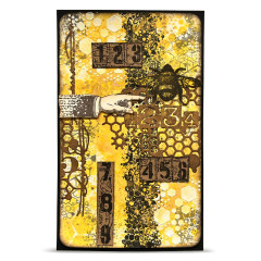Clear Stamps Nr. 1341 - Geometric Gazette - Bee Geometry by Autour De Mwa & Co