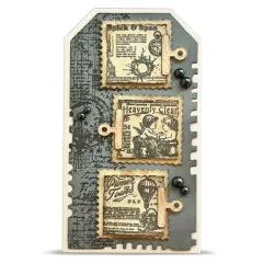 Clear Stamps Nr. 1342 - Geometric Gazette - The Daily News by Autour De Mwa & Co