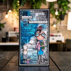 Clear Stamps Nr. 1343 - Geometric Gazette - Global Gazette by Autour De Mwa & Co
