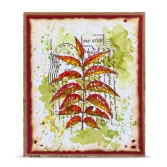 Clear Stamps Nr. 1345 - Hearted Nature - Still Green by Autour De Mwa & Co