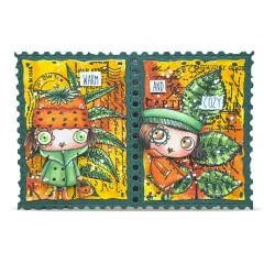 Clear Stamps Nr. 1345 - Hearted Nature - Still Green by Autour De Mwa & Co