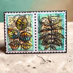 Clear Stamps Nr. 1345 - Hearted Nature - Still Green by Autour De Mwa & Co