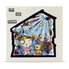 Clear Stamps Nr. 1357 - Petals & Ink - Find Your Stillness