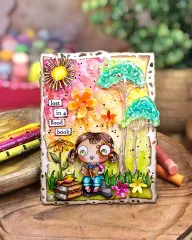 Clear Stamps Nr. 1359 - Petals & Ink - Page Turner