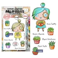 Clear Stamps Nr. 1360 - Petals & Ink - Plant Hugs