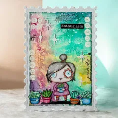 Clear Stamps Nr. 1360 - Petals & Ink - Plant Hugs