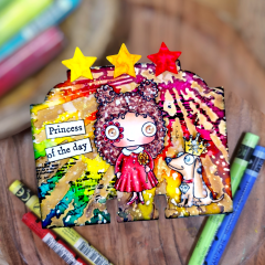 Clear Stamps Nr. 1361 - Petals & Ink - Princess of the Day