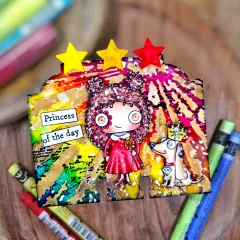 Clear Stamps Nr. 1361 - Petals & Ink - Princess of the Day