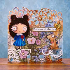 Clear Stamps Nr. 1361 - Petals & Ink - Princess of the Day