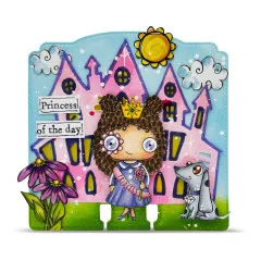 Clear Stamps Nr. 1361 - Petals & Ink - Princess of the Day