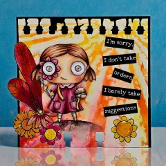 Clear Stamps Nr. 1362 - Petals & Ink - Sew Happy