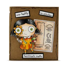 Clear Stamps Nr. 1362 - Petals & Ink - Sew Happy