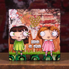 Clear Stamps Nr. 1363 - Petals & Ink - Sisters in Spirit