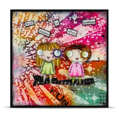 Clear Stamps Nr. 1363 - Petals & Ink - Sisters in Spirit