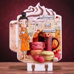 Clear Stamps Nr. 1365 - Petals & Ink - Dee Caffinated