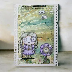 Clear Stamps Nr. 1371 - Steam & Wonder - Gear Girl by Janet Klein