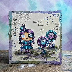 Clear Stamps Nr. 1371 - Steam & Wonder - Gear Girl by Janet Klein