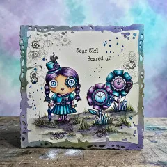 Clear Stamps Nr. 1371 - Steam & Wonder - Gear Girl by Janet Klein