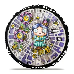 Clear Stamps Nr. 1371 - Steam & Wonder - Gear Girl by Janet Klein